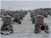Photo of Iowa Veterans Cemetery on Christmas Eve 2015
