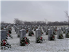 Photo of Iowa Veterans Cemetery on Christmas Eve 2015