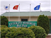 Photo of the Veterans Memorial at the ball field in Zearing