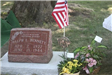 Photo of headstone for Ralph Bennett