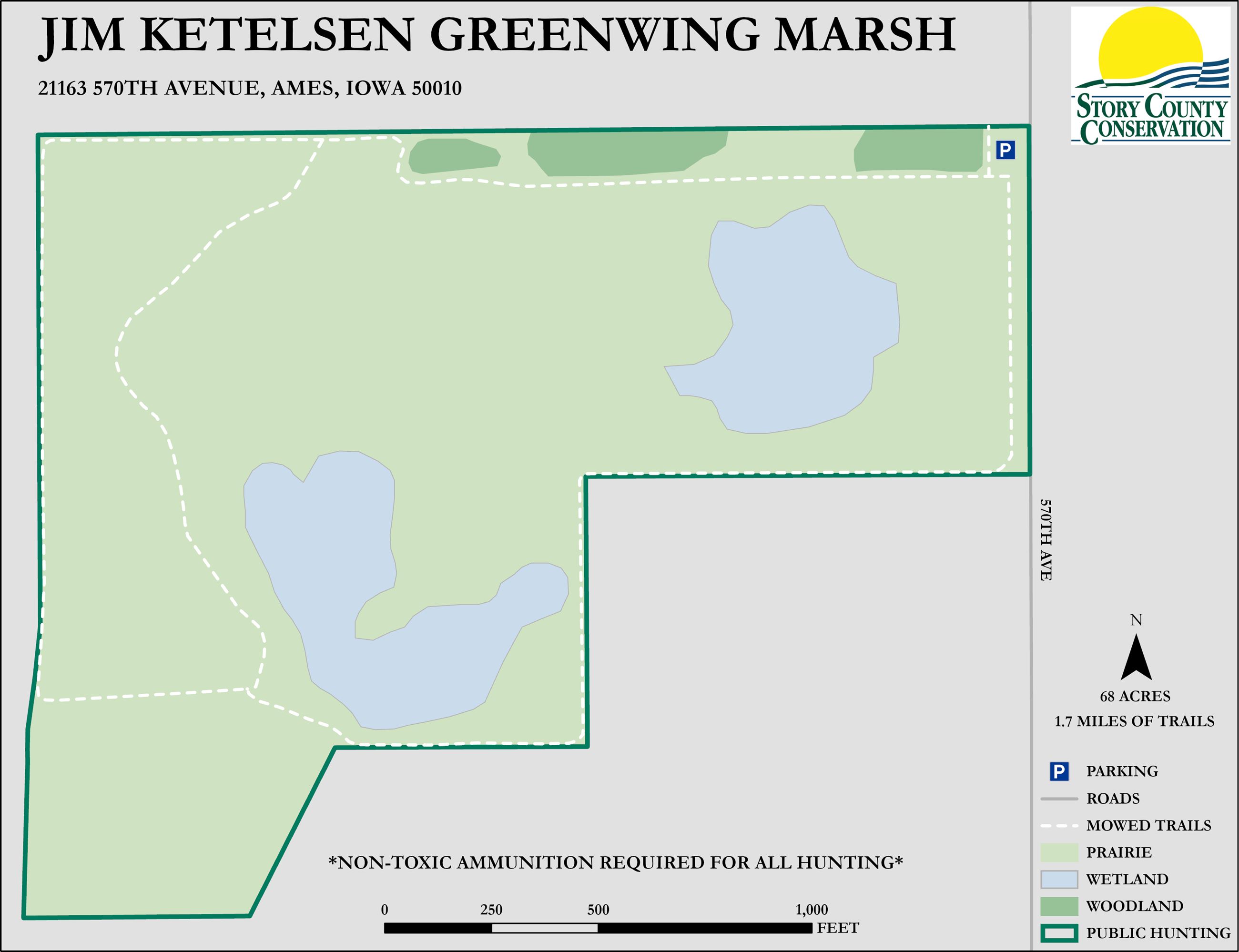 Jim Ketelsen Greenwing Marsh Land Cover