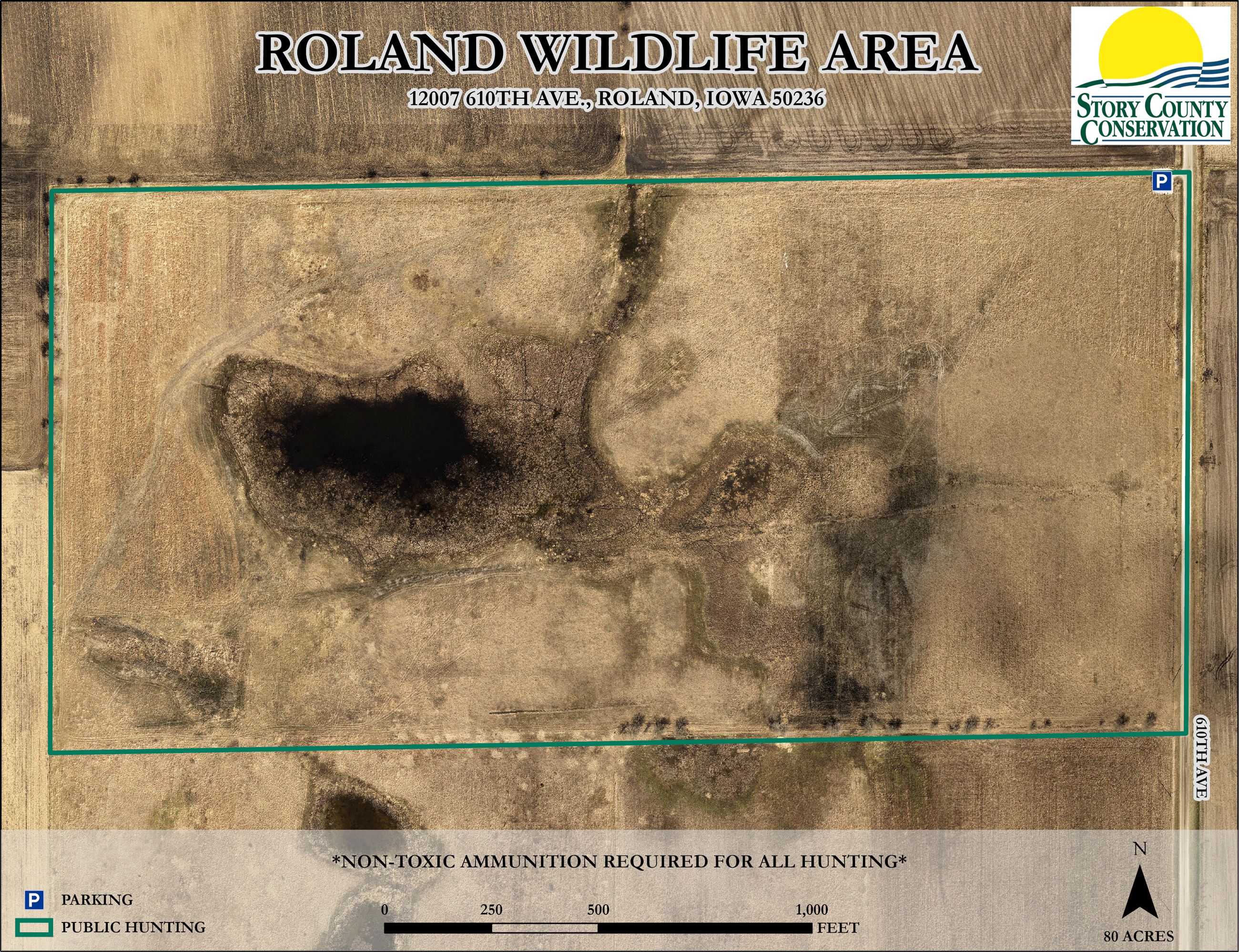 Roland Wildlife Area Aerial
