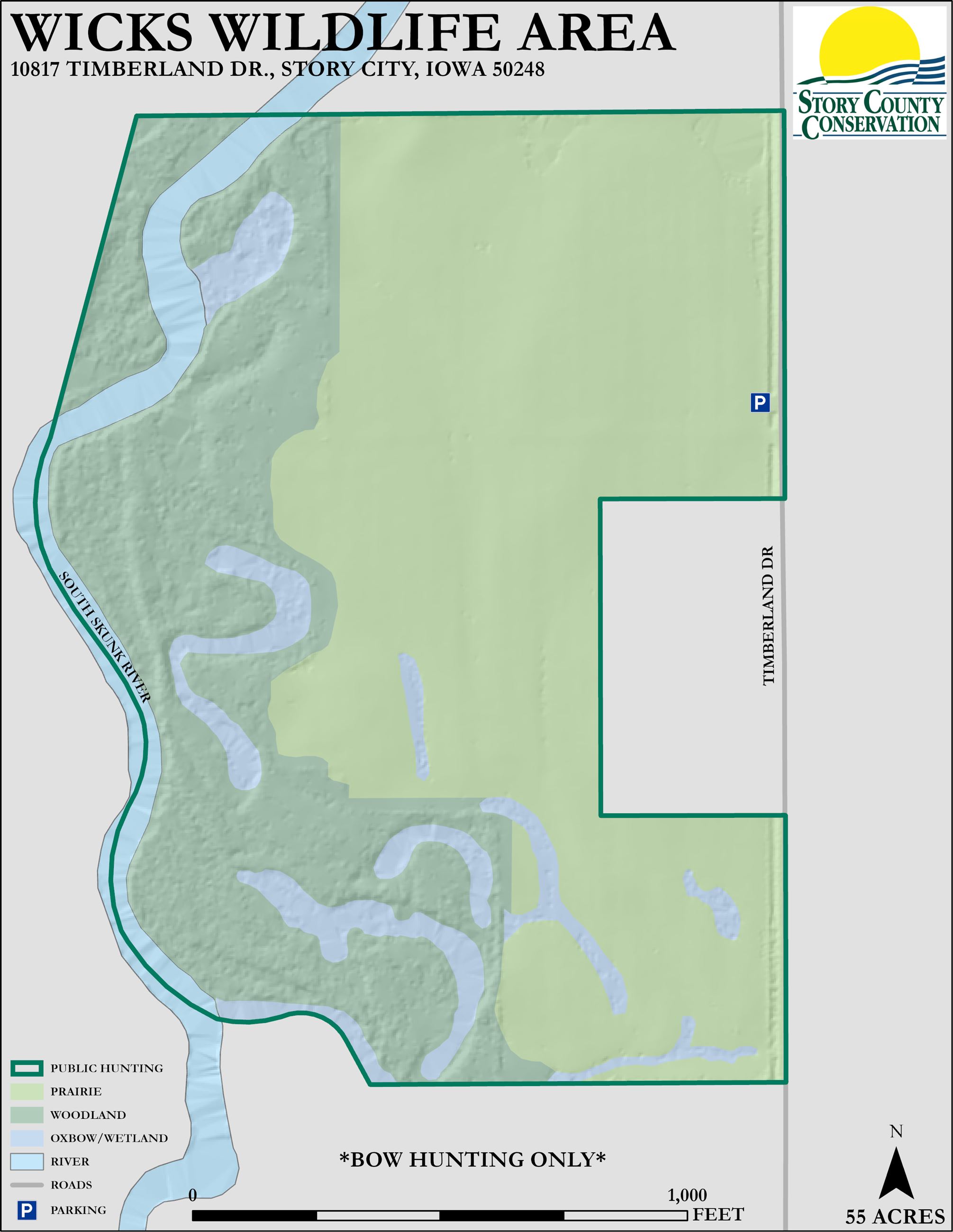 Wicks Wildlife Area Land Cover