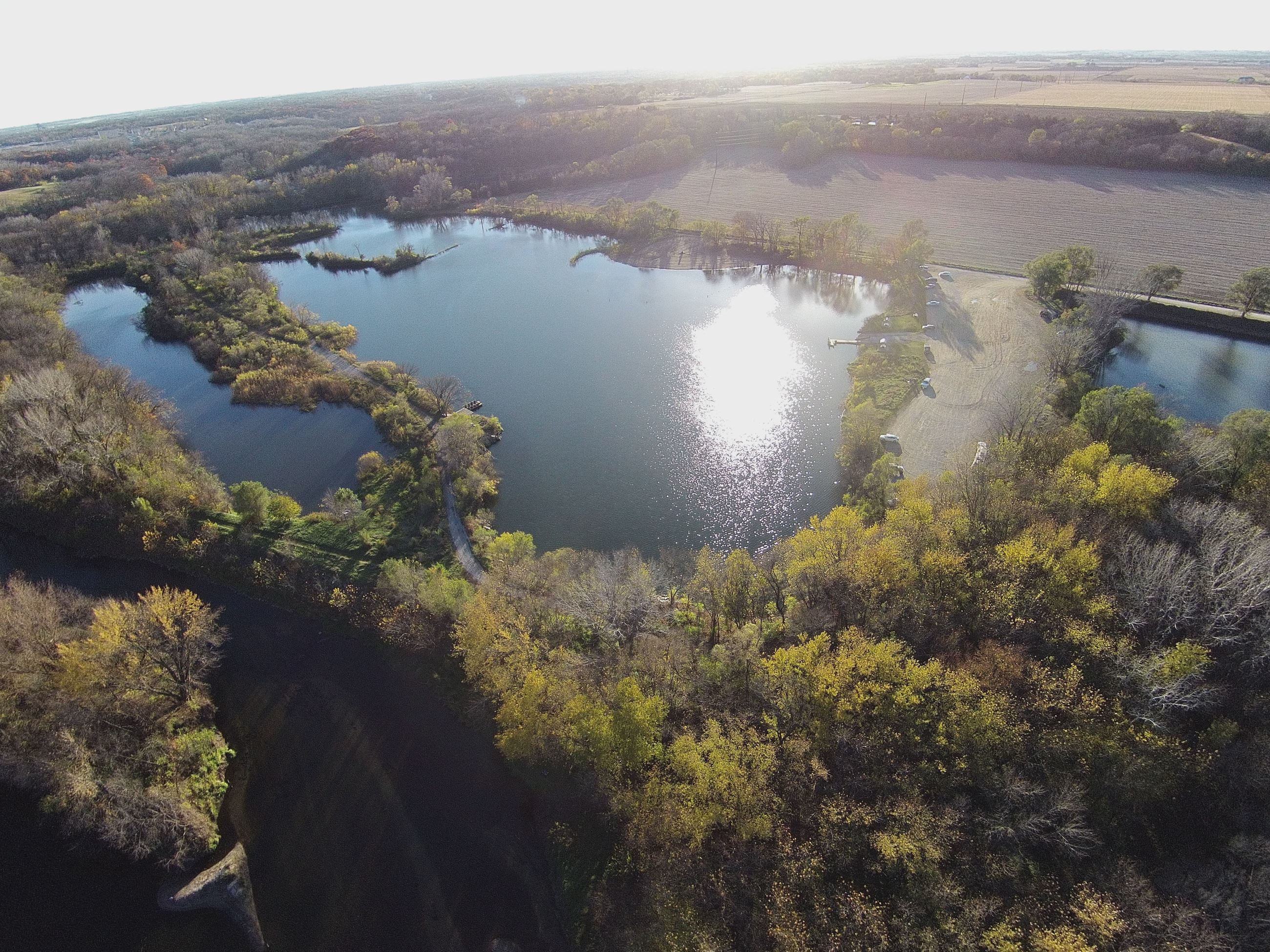 Aerial view of Peterson Park