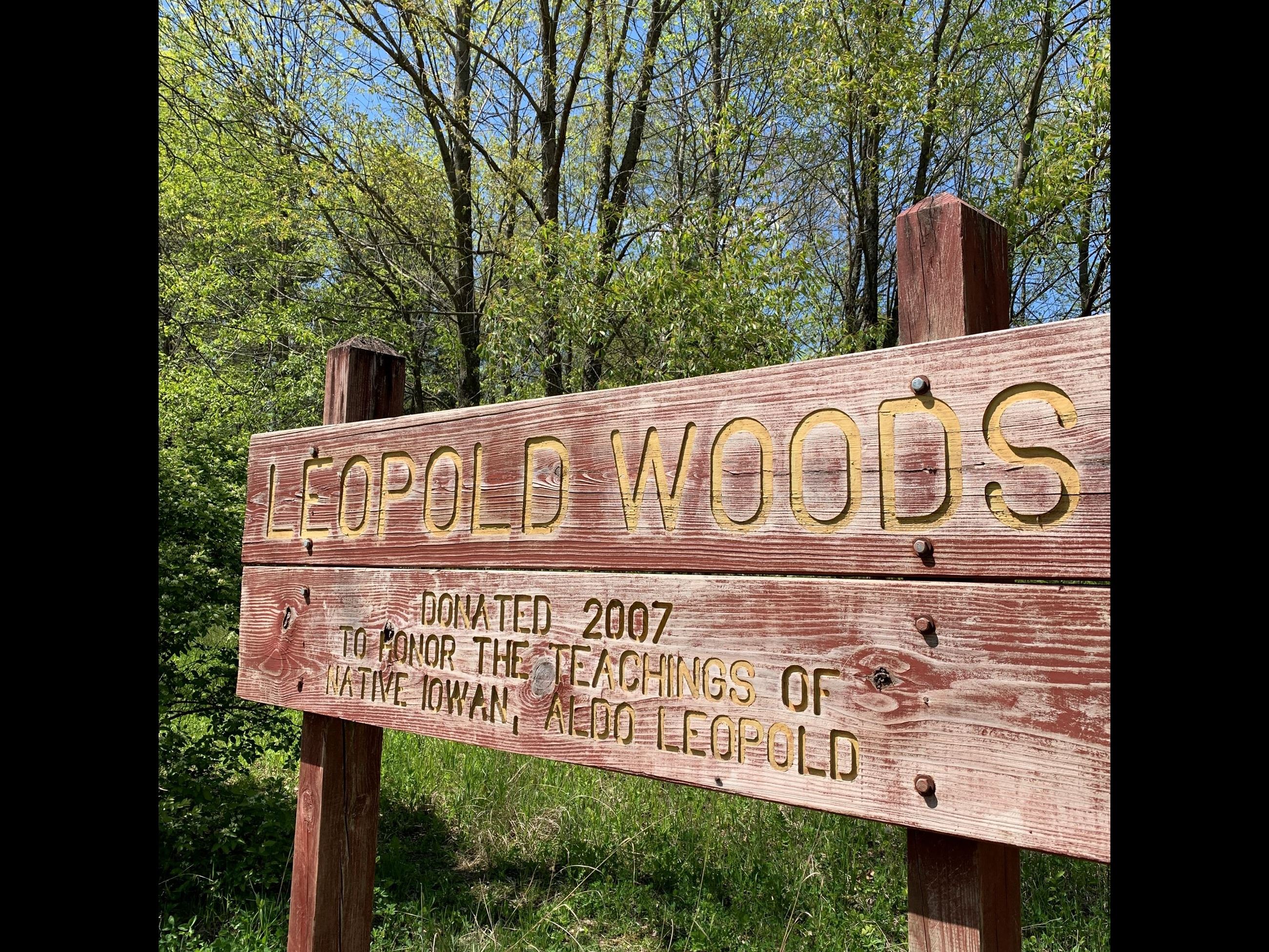 Leopold Woods sign