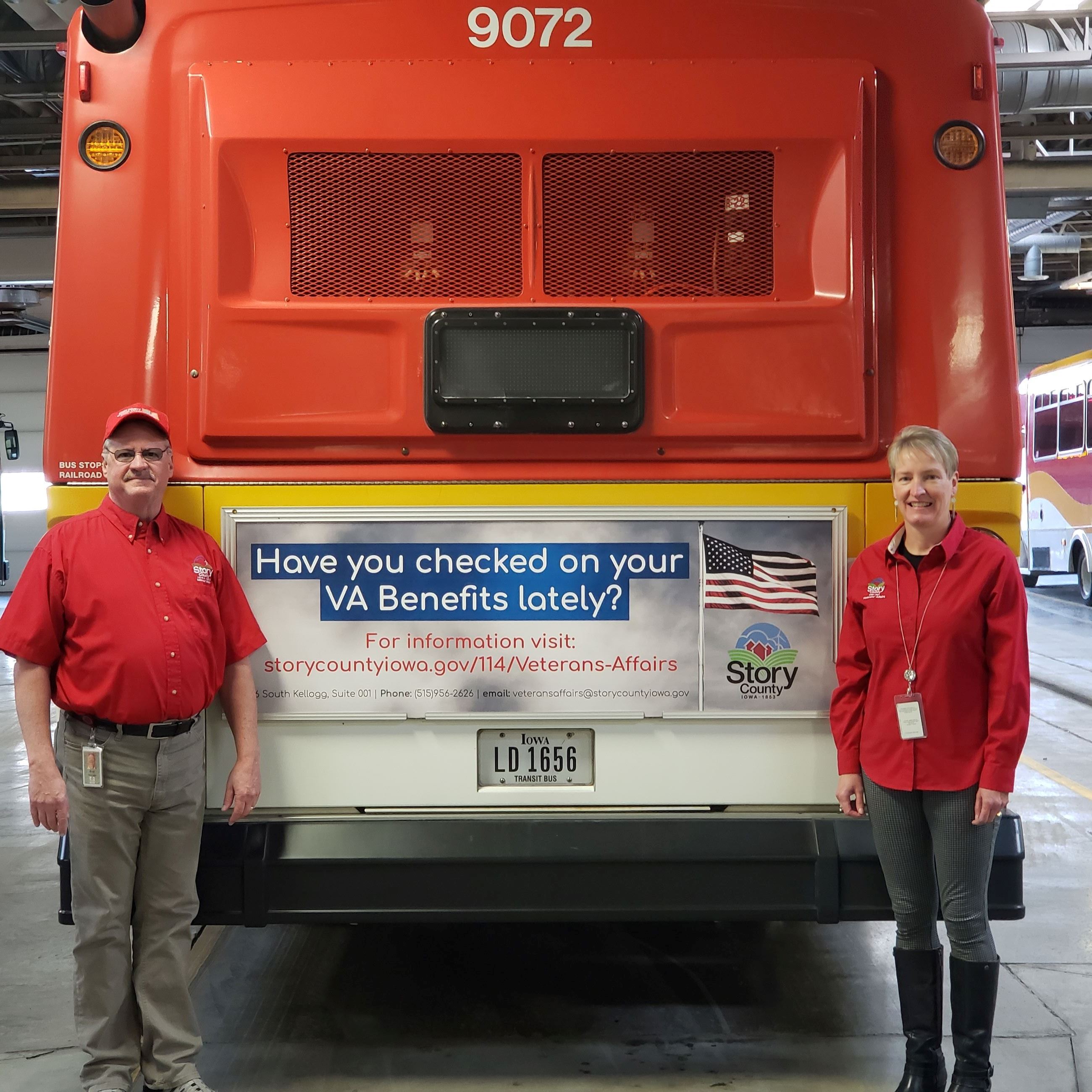 VA Advertisement on CY Ride 