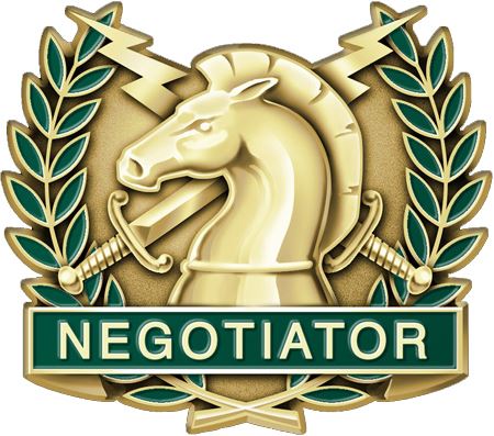 Negotiator Pin