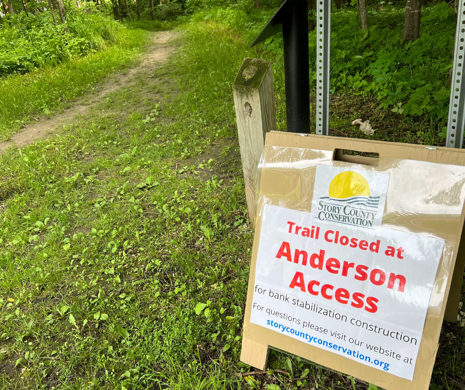 Anderson Canoe Access CLOSED