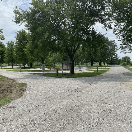 East Dakins Lake Renovated Campground Entrance