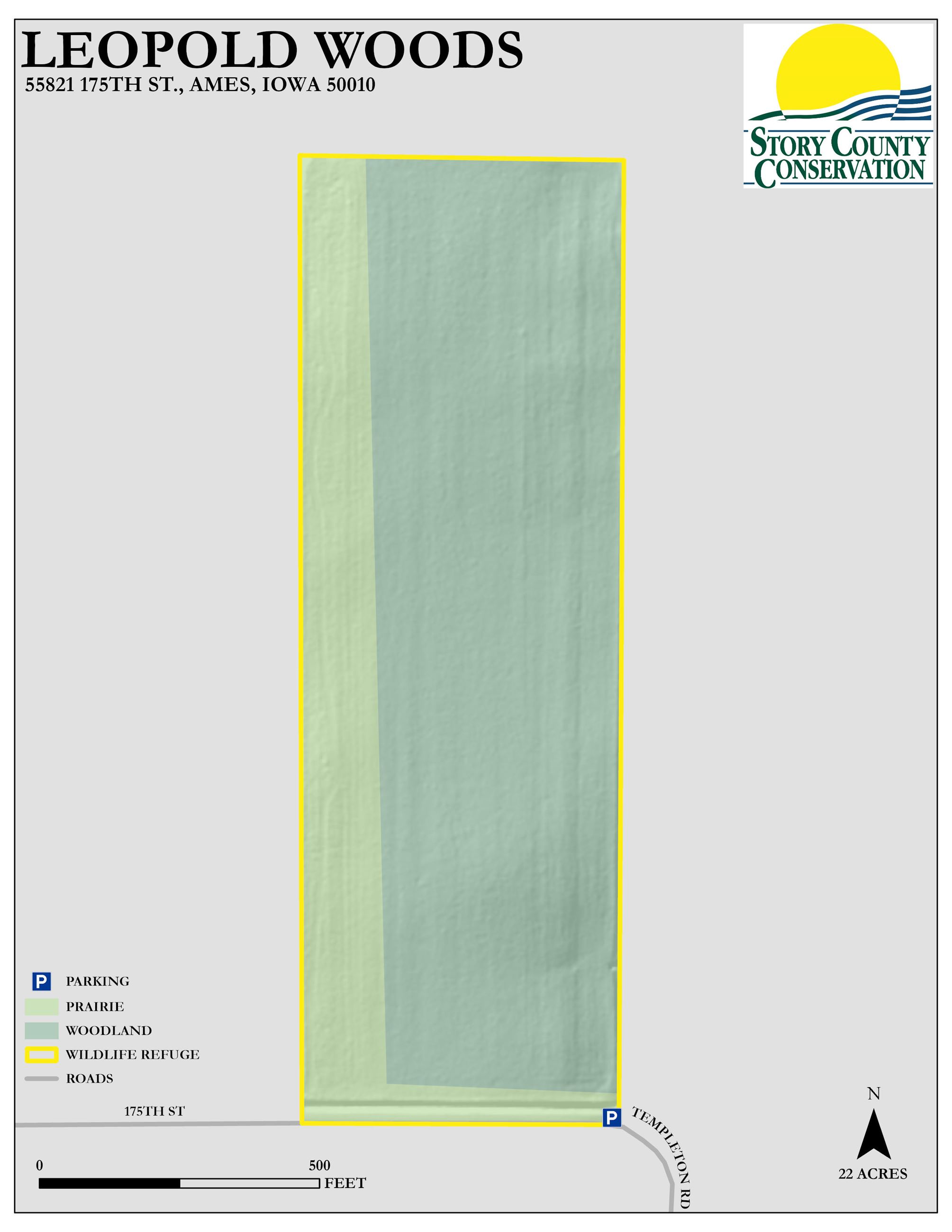 Leopold Woods map 2024