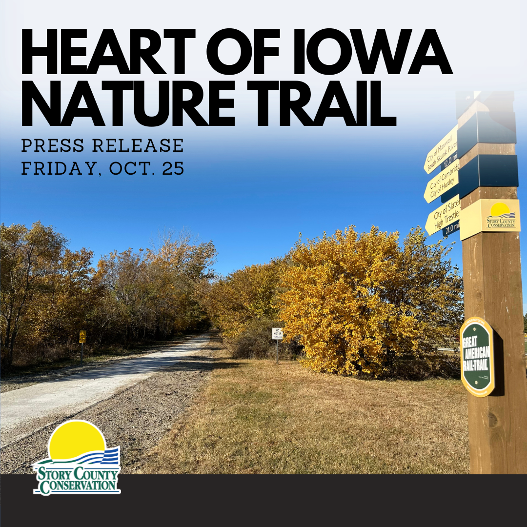 Heart of Iowa Nature Trail photo with fall foliage