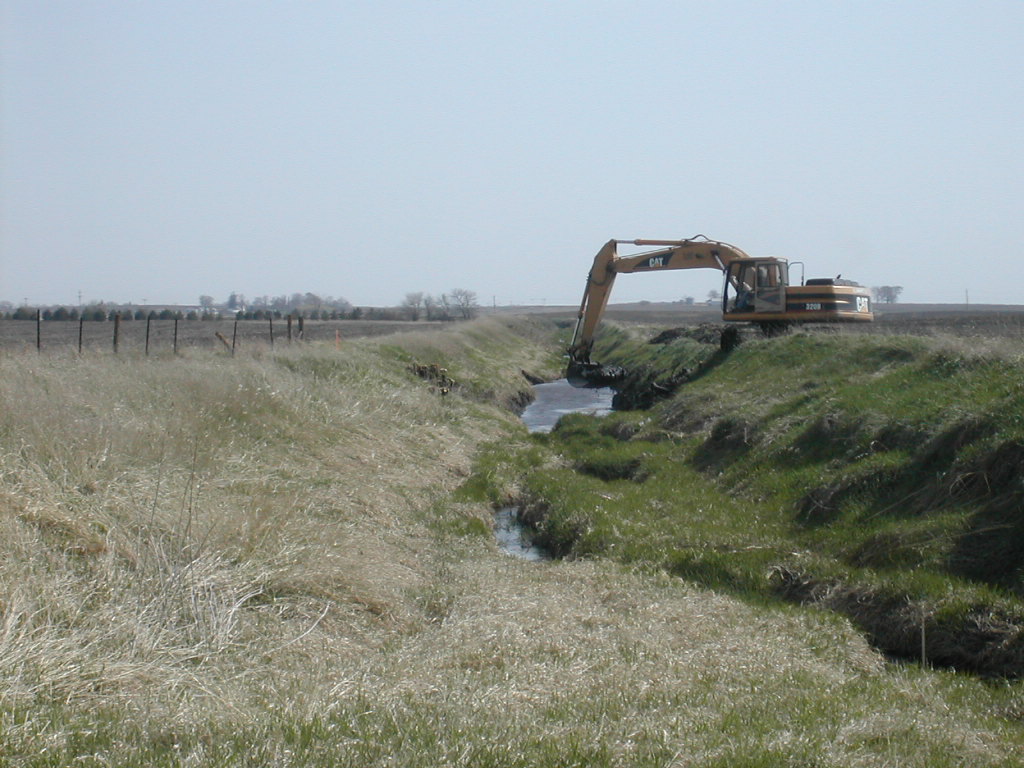 Open Drainage Ditch Work