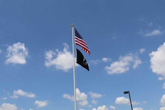 Photo from Zearing Flag Pole dedication held on May 25, 2018