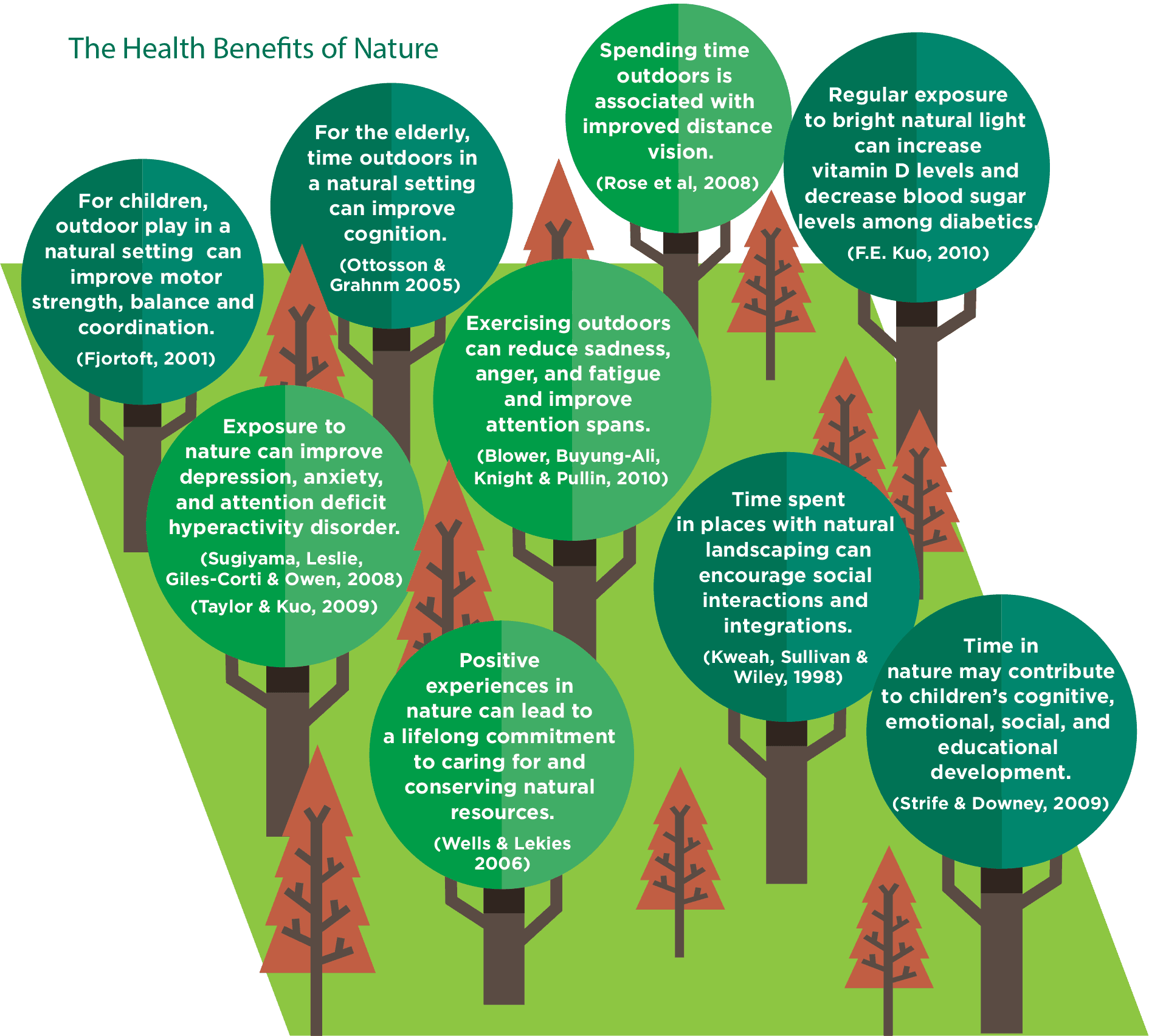 Health benefits of nature