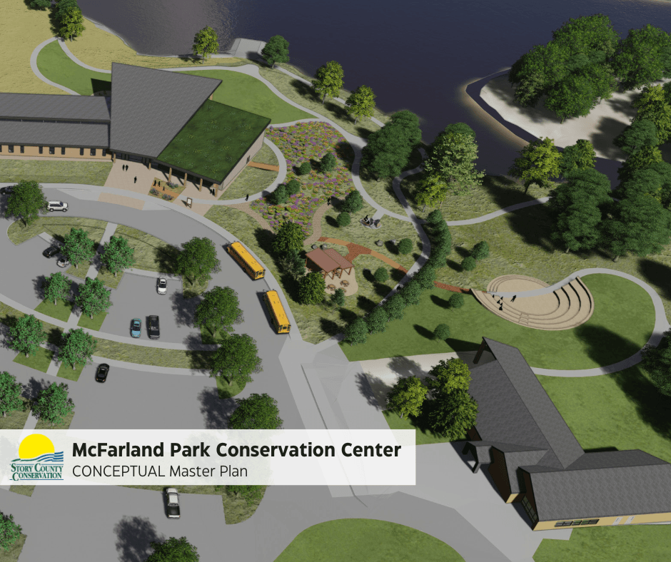 Conceptual Plan for McFarland Park Conservation Center and improvements